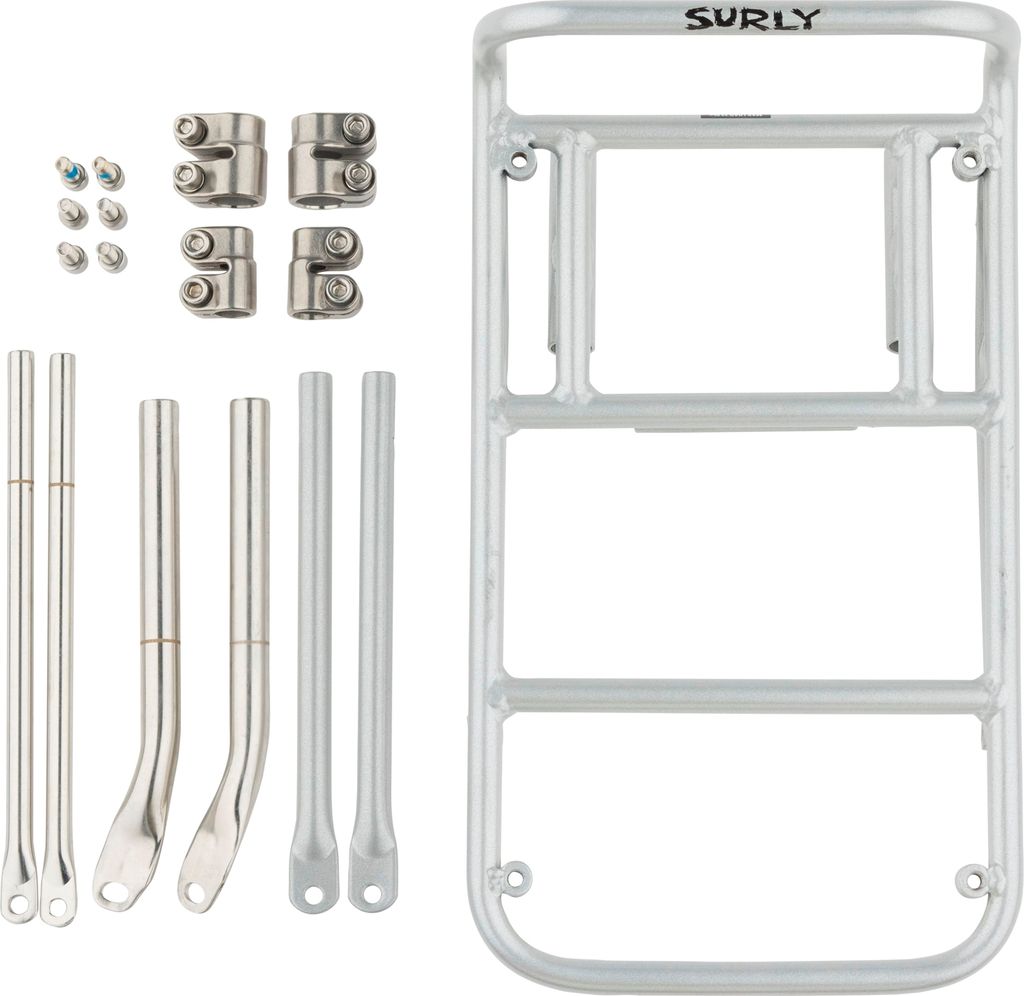 Surly 8-pack Rack Gepäckträger, VR, silver Produktbild 