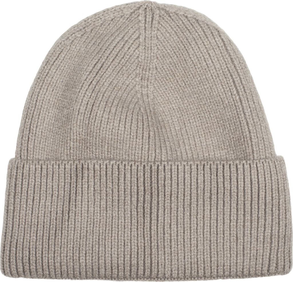 styleBREAKER Uni Strickmütze mit Rippenmuster und breiter Krempe | Doppelt gestrickte Beanie Wintermütze | Warme Feinstrick Haube für Damen und ...
