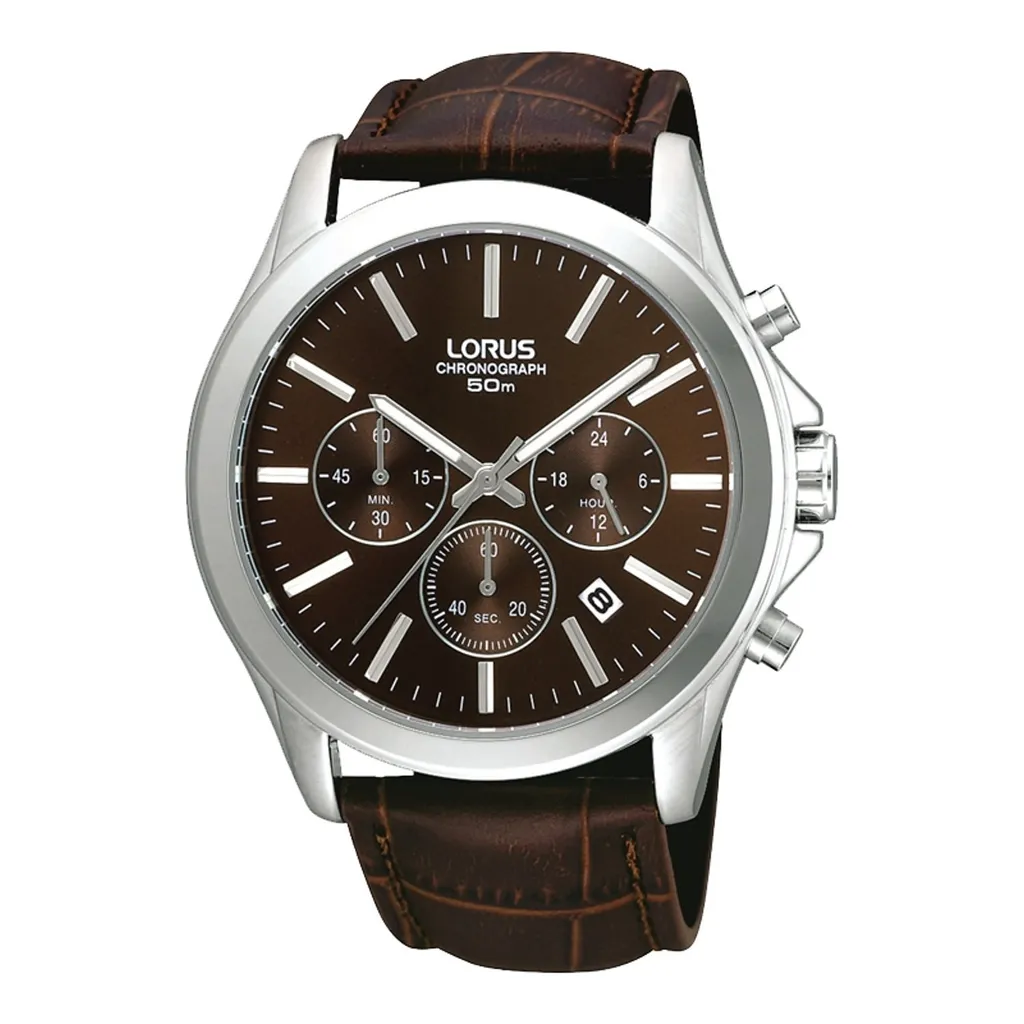 Montre Lorus Sports Chronographe Etanche 100m en Acier Inox RT381AX9