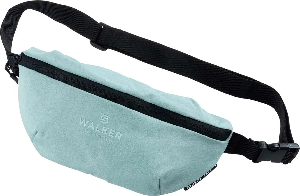 Marsupio Sport Universale con Cintura Regolabile e Fascia catarifrangente, Collezione Ultimate - Nero - Italiano