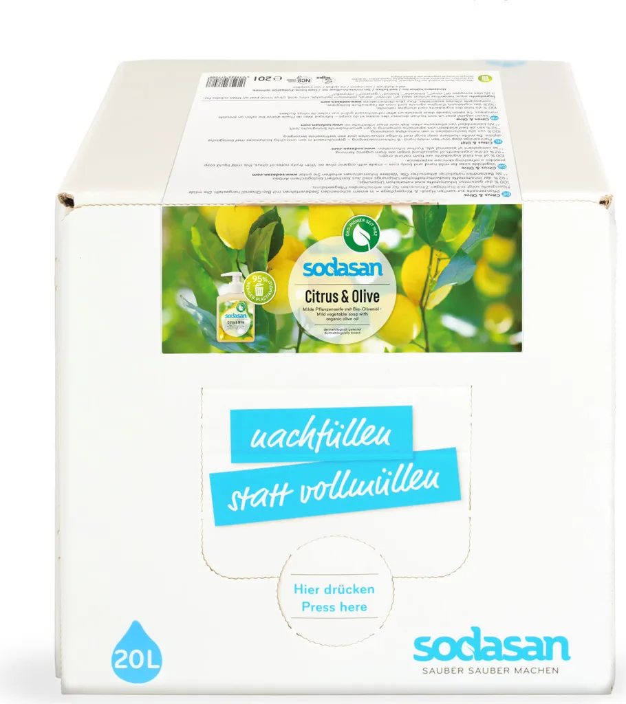 Liquido - Sapone agli agrumi e all'oliva 20L