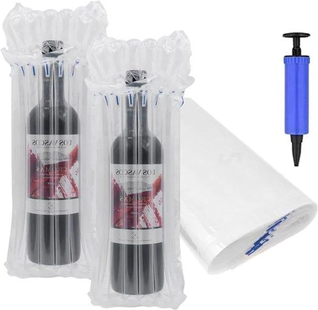 Sac Gonflable de Protection Bouteille de Vin - Emballage Air Multi-Couleur
