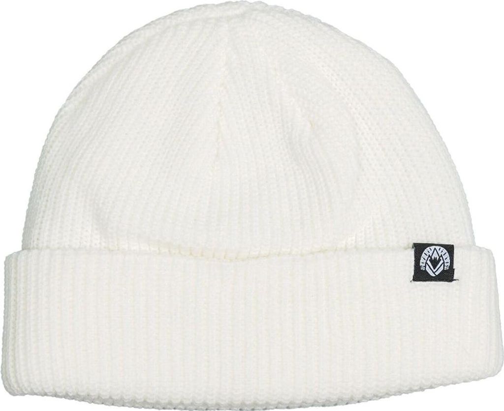Klassische Fisherman Mütze Seafreight aus 100% Polyacryl, Uni Weiss, Short Fit