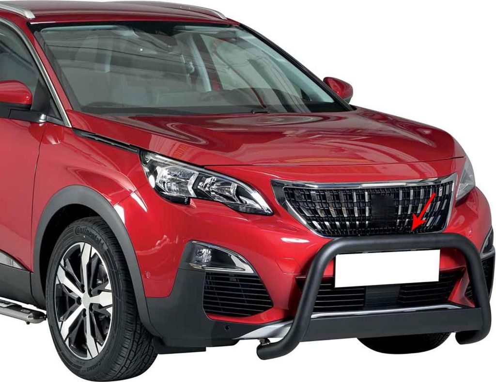 Frontbügel Frontschutzbügel für Peugeot 3008 2018-2021 ø63mm Stahl Schwarz