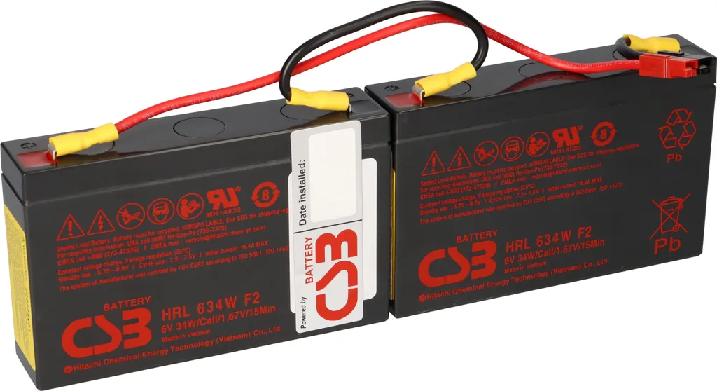 Batterie pour Onduleur APC RBC18 CSB-SCD18 Kit pour Protection PC