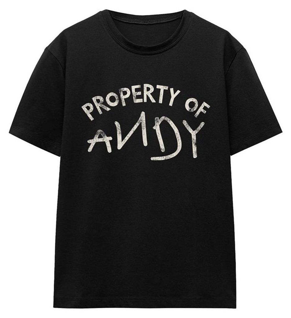 Toy Story - "Property Of Andy" T-Shirt für Damen TV33530 (L) (Schwarz)