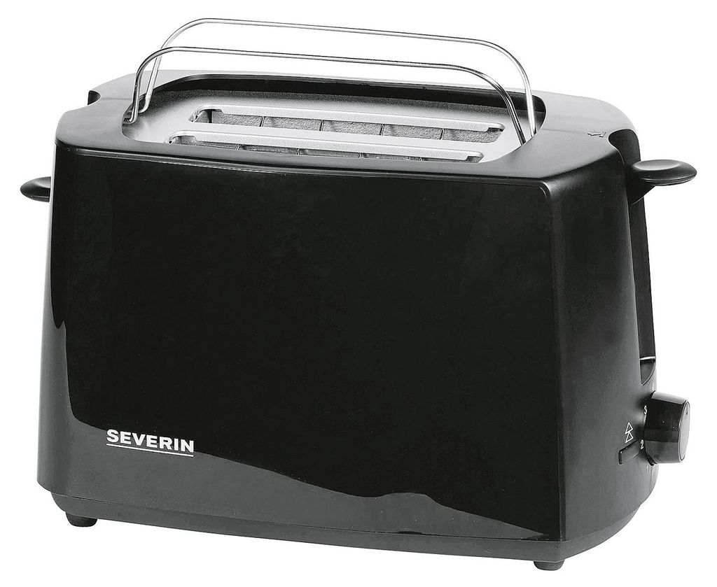 Severin 2287000, 2 kaw., Czarny, obrotowy, 700 W, Typu F, Zdjęcie produktu 