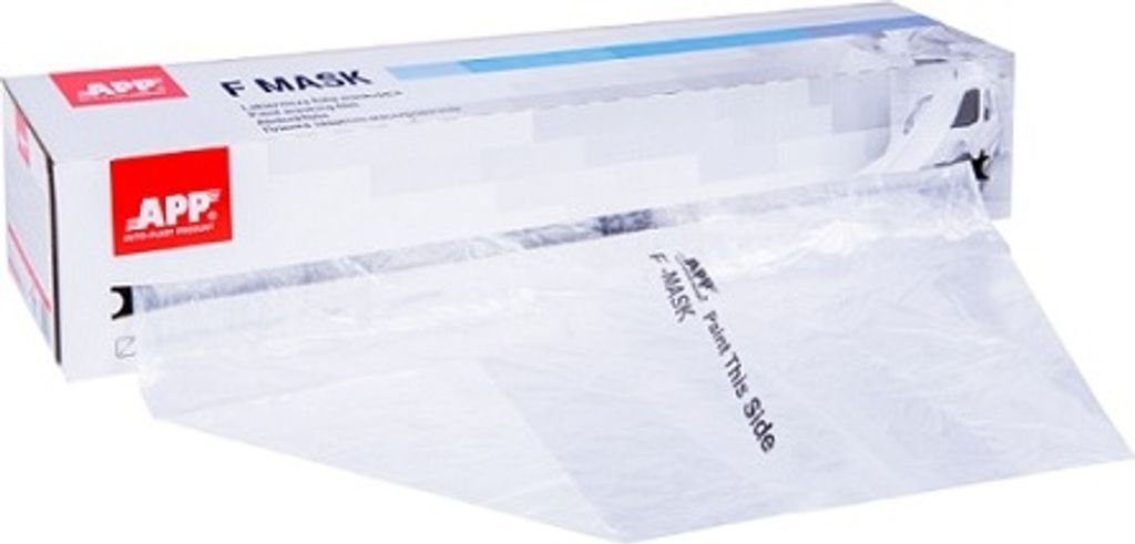 APP F-MASK HDPE Abdeckfolie 10μm, lackhaftend 4m x 150m im Spenderkarton