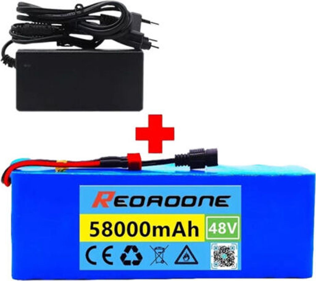 48V 58Ah baterie pro elektrokola 13S3P dobíjecí Li-Ion Obrázek produktu 15