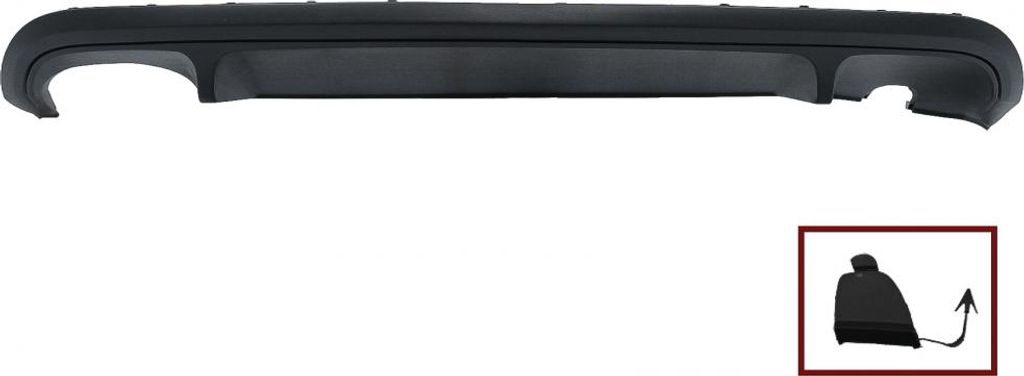 Heckstoßstange Diffusor für VW Jetta Mk6 VI 2011-2014 GLI Design.