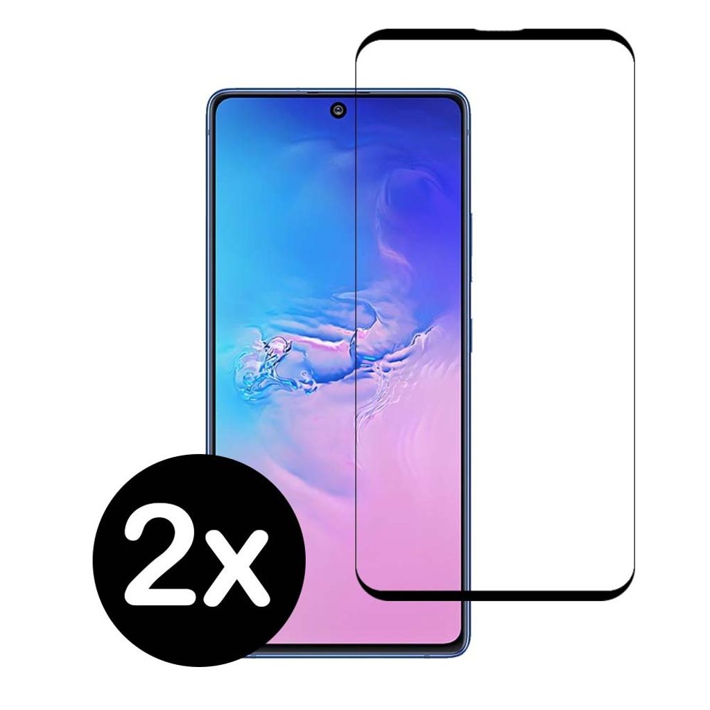 Smartphonica Displayschutzfolie für Samsung Galaxy S10 Plus aus Glas - 2 Stück