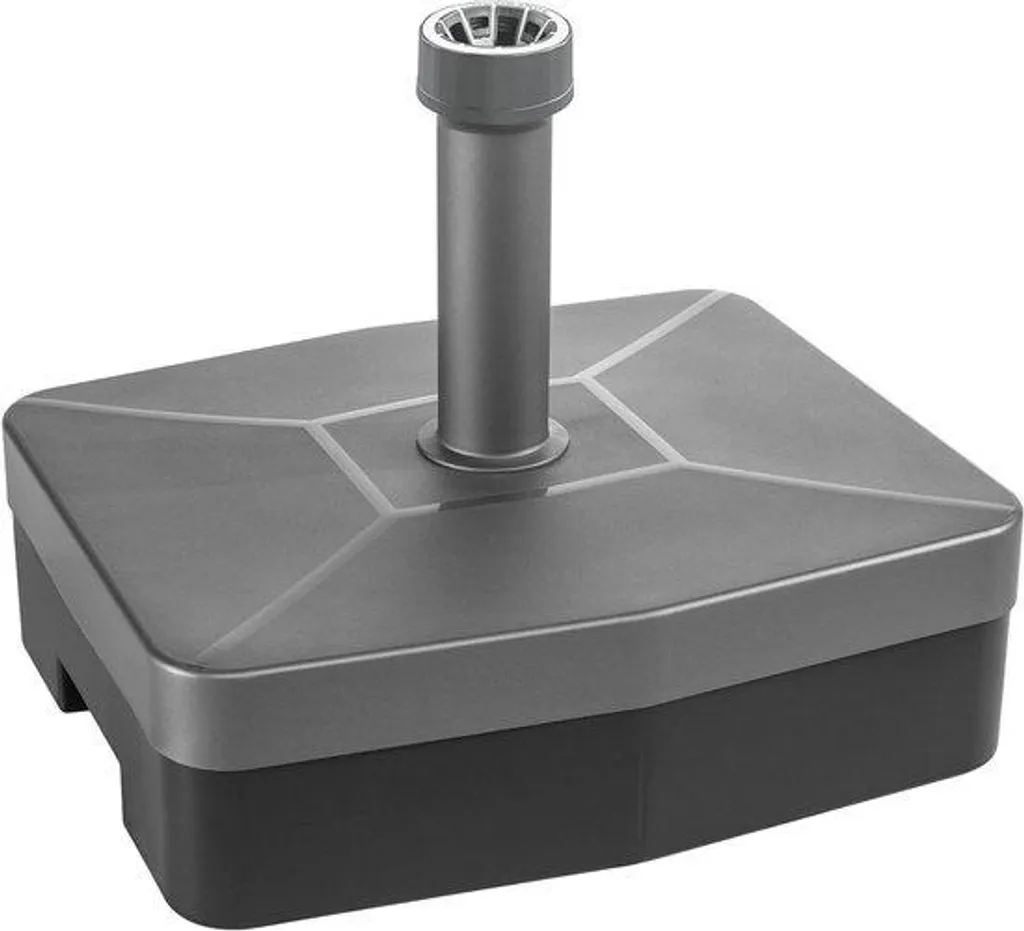 Support pour parasol anthracite robuste 1 pièce pour mât de 38-48 mm