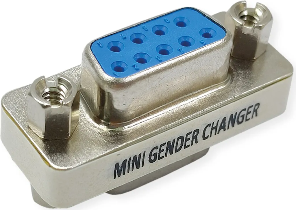 VALUE Mini cambio di genere, 9 pin Presa di corrente