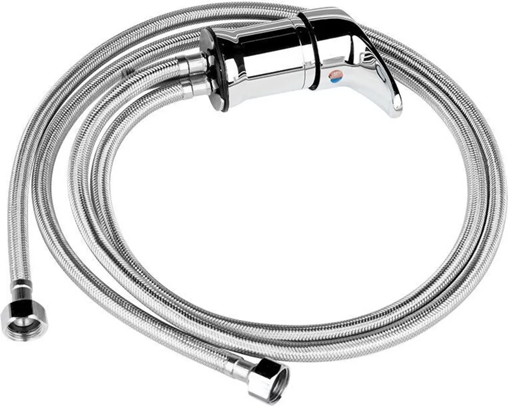 Mitigeur de Lavabo Coiffure Chrome S01 pour Bac à Shampoing Robuste