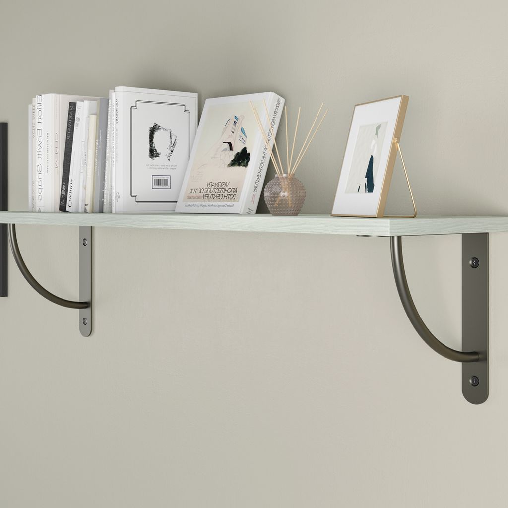 Schwerlast-Regalkonsole Nickel matt Regalwinkel massiv Stahl Garderobenkonsole Regalstütze 220x220mm