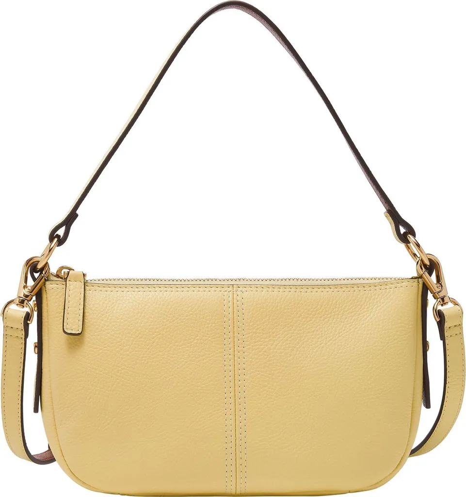 Fossil Borsa Jolie Crossbody Giallo Chiaro - Pelle Alta Qualità