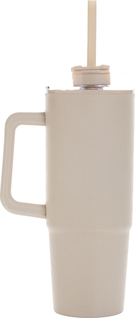 XD Collection - Trinkbecher "Tana", Griff, Kunststoff, 900ml XD599 (Einheitsgröße) (Beige)