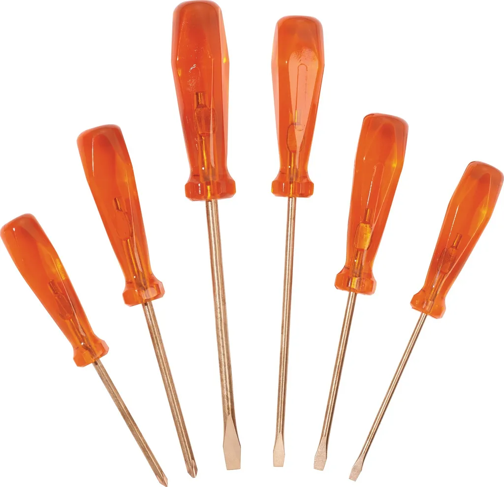 Set Cacciaviti Antiscintilla 6 Pezzi ATEX Taglio PH - Utensili Professionali