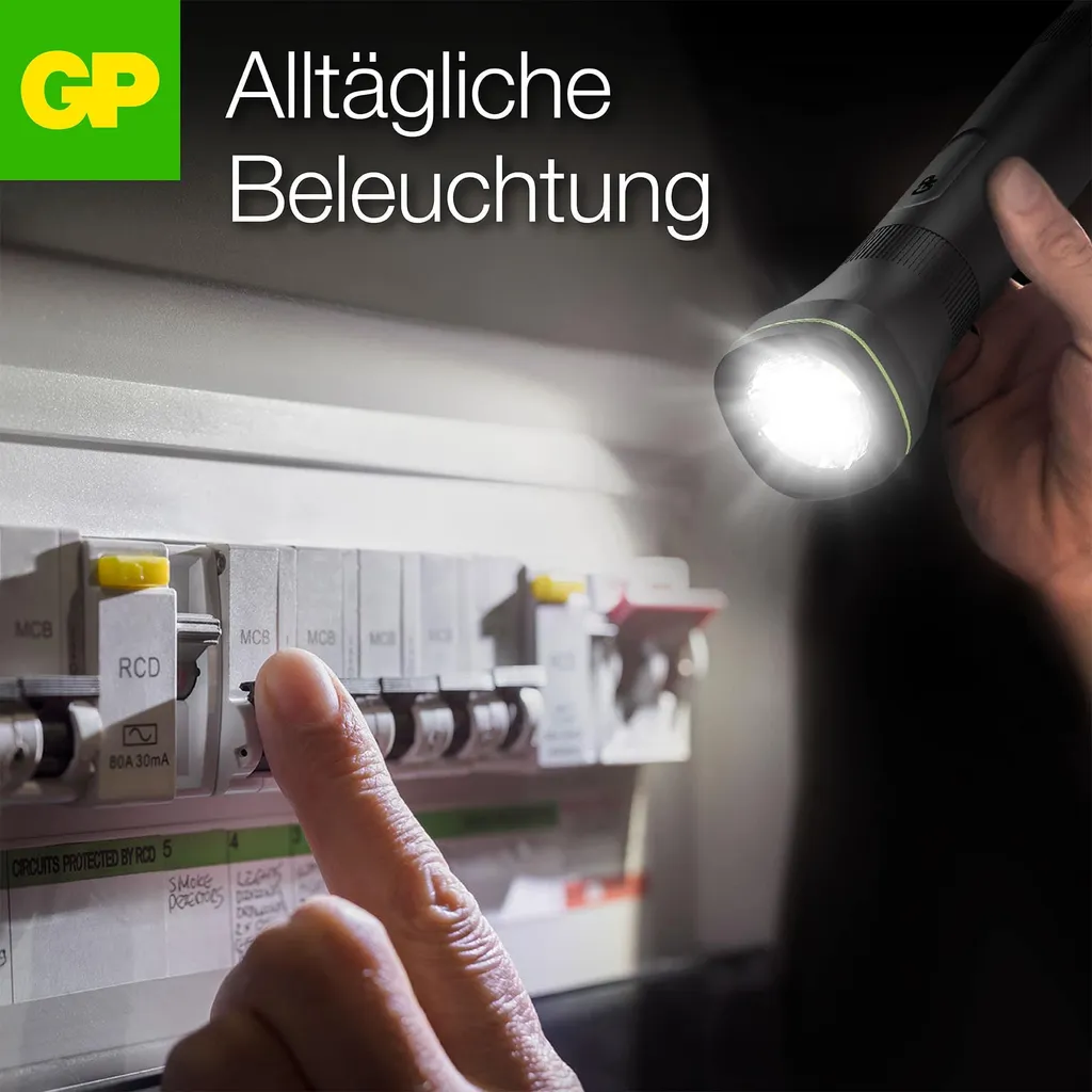 Offerta Torcia LED GP C107 Nera: Luce Discovery Alta Qualità GP Batteries - 4