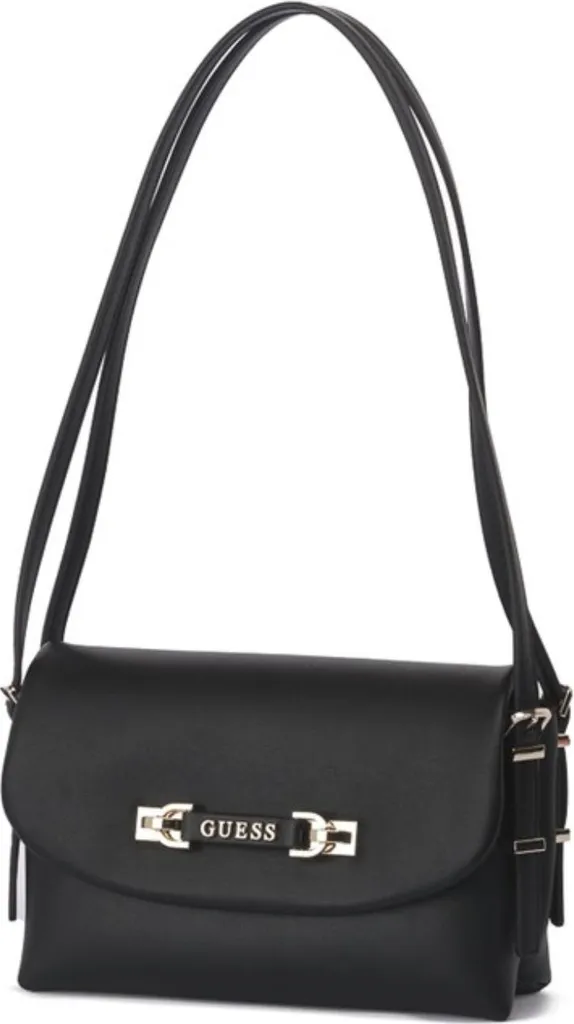 Sac Guess Lefia 44190BLA en similicuir noir - Finition luxe et chic