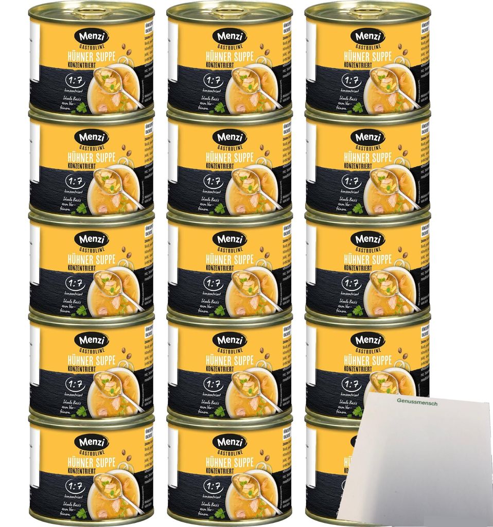 Menzi Hühner Suppe Extra Konzentriert 1:7 3er Pack Produktbild 