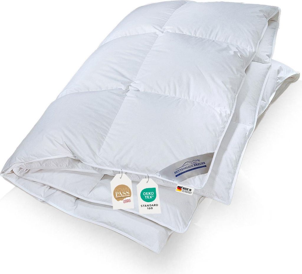 Daunendecke warme premium Daunen Bettdecke 135x200 Daunenpass 850g