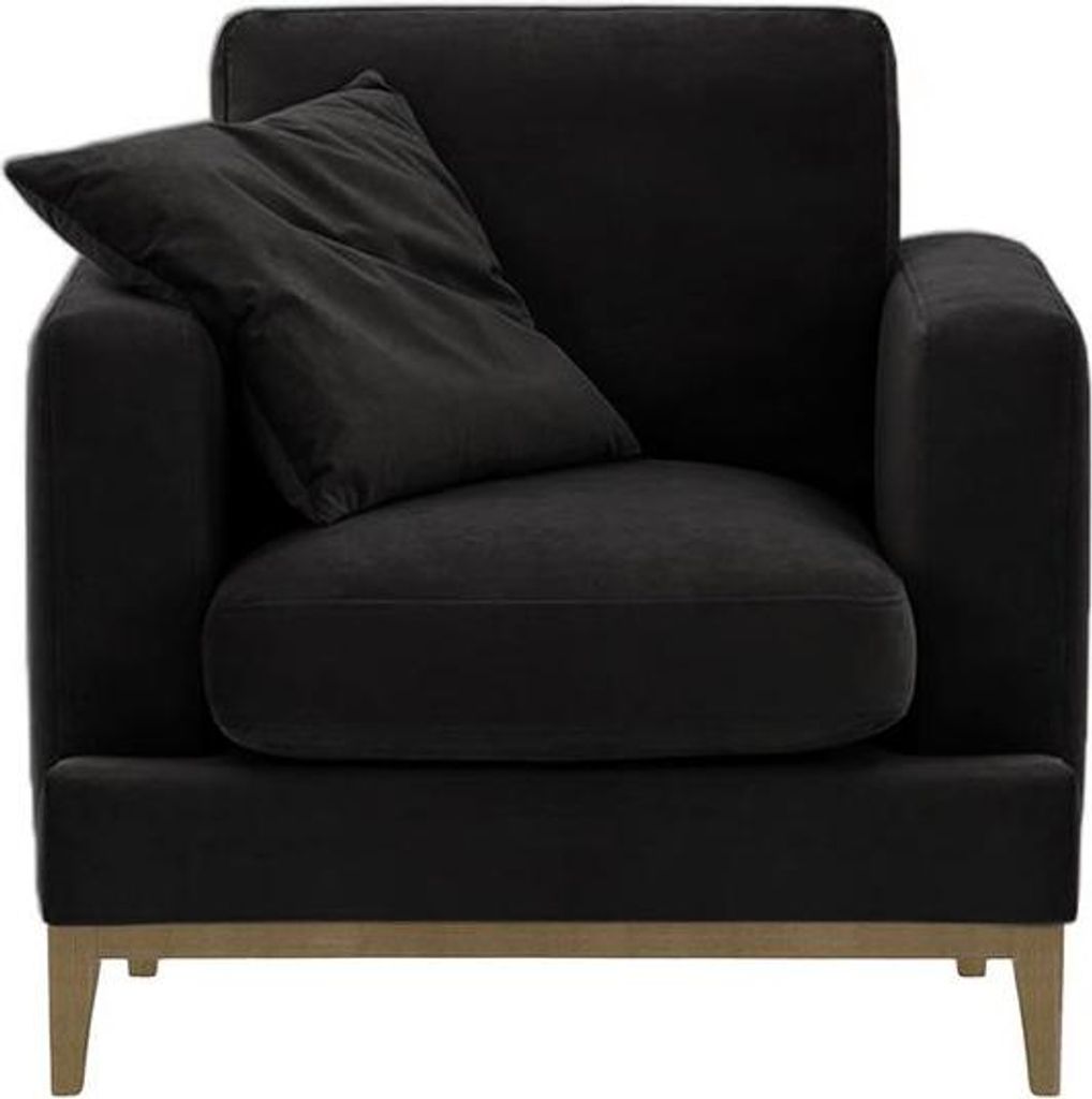 Sessel Covex Wood-Velluto 20-wax black