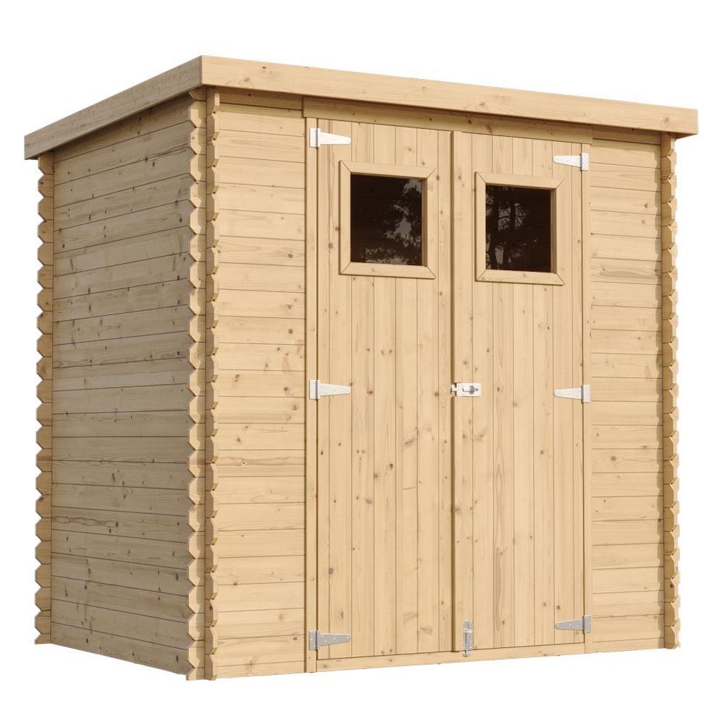 TIMBELA M311 Holzhaus Gartenhaus - B204xL142xH200 cm/ 2,22 m2