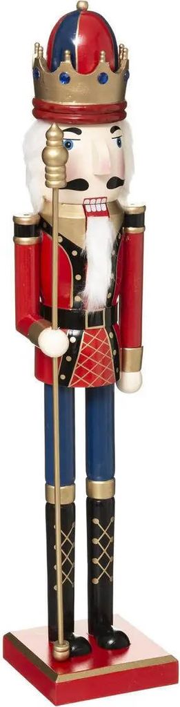Figurka dziadek do orzechów, drewno, 60 cm Zdjęcie produktu 