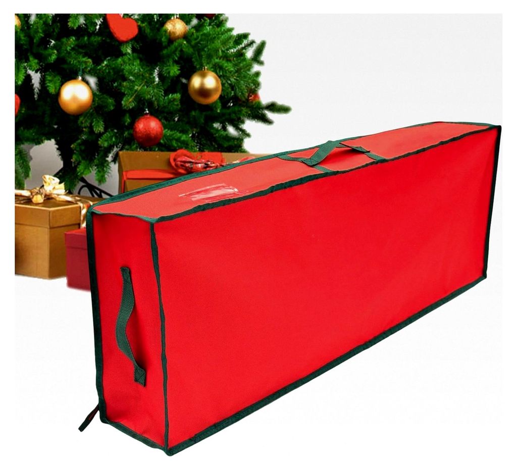 Geschenkpapier-Organizer – große Taschen mit Griff | Wickelaufbewahrung mit Innentaschen – für Schrank, Studentenwohnheim, Dachboden, Zuhause...