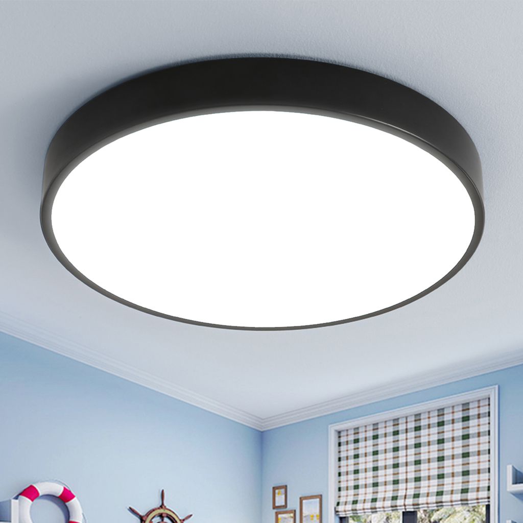 24W LED Deckenleuchte Deckenlampe Ultraslim Badleuchte Wohnzimmer Dimmbar Küche 