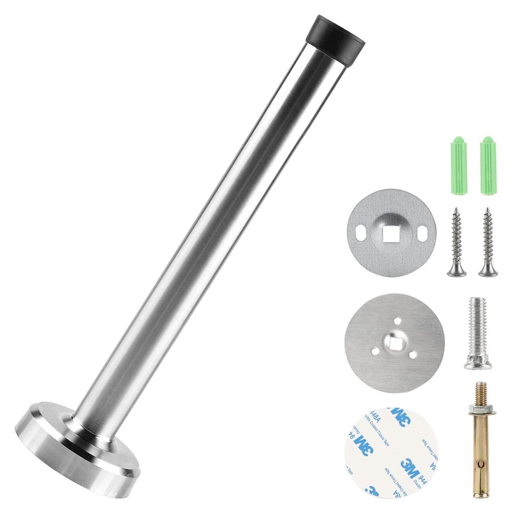 Wandmontierter Türstopper, Türstopper, 20 cm Türstopper, Türpuffer aus Edelstahl