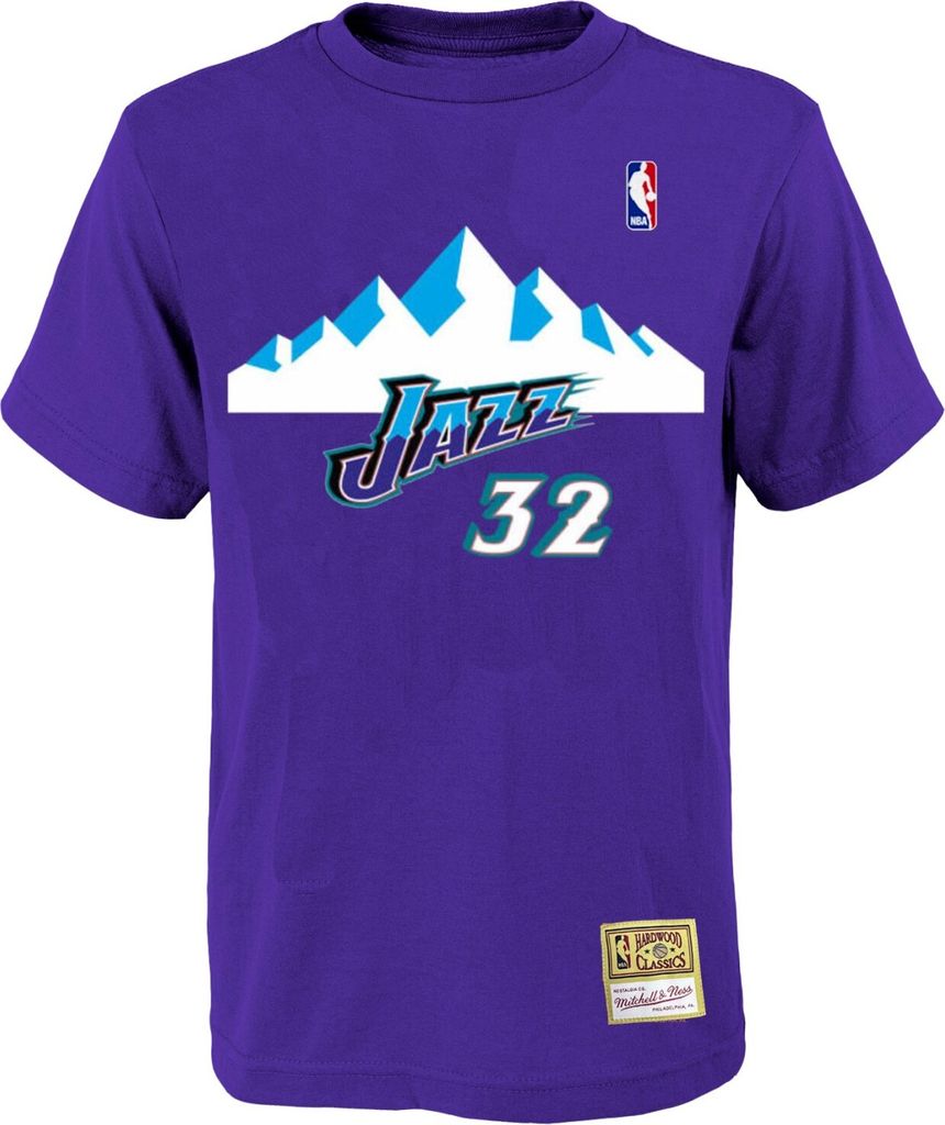 Mitchell & Ness Shirt - Utah Jazz Karl Malone lila - S