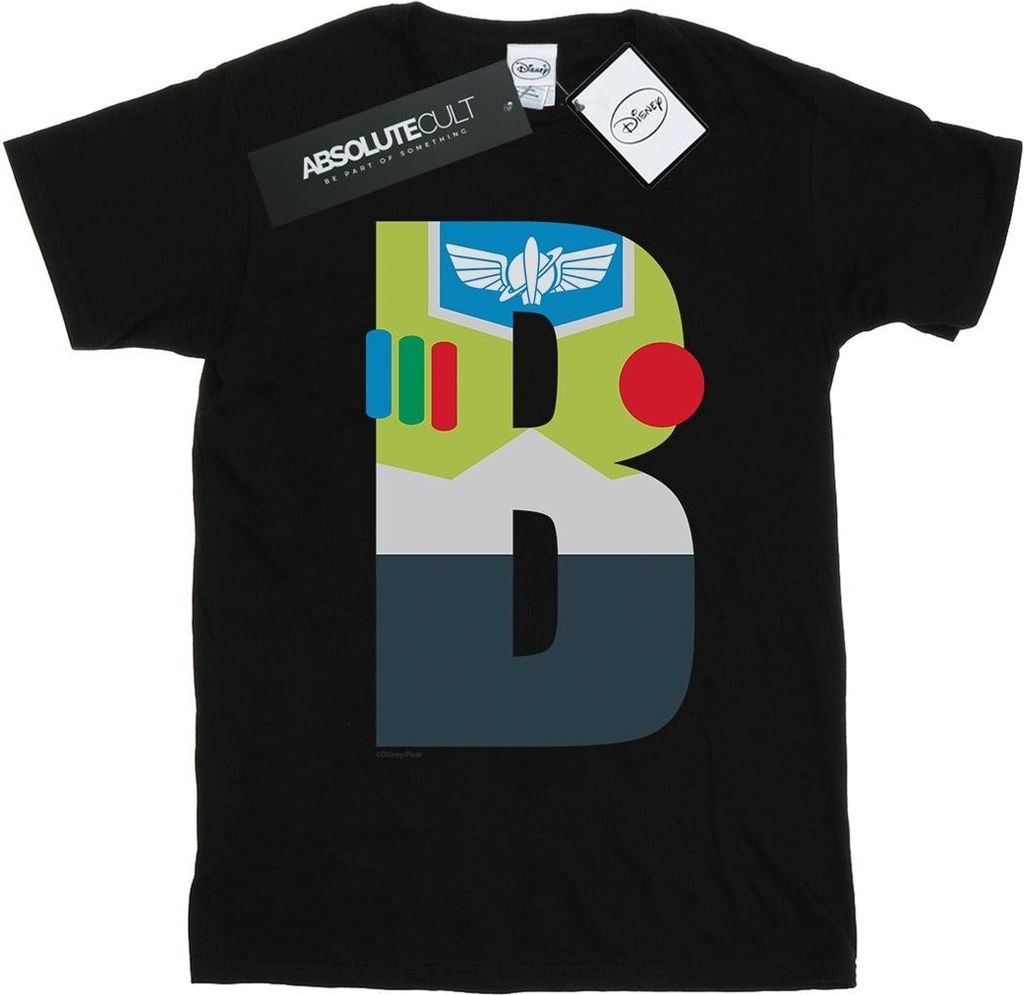 Disney - "Alphabet B Is For Lightyear" T-Shirt für Herren BI52221 (XXL) (Schwarz)