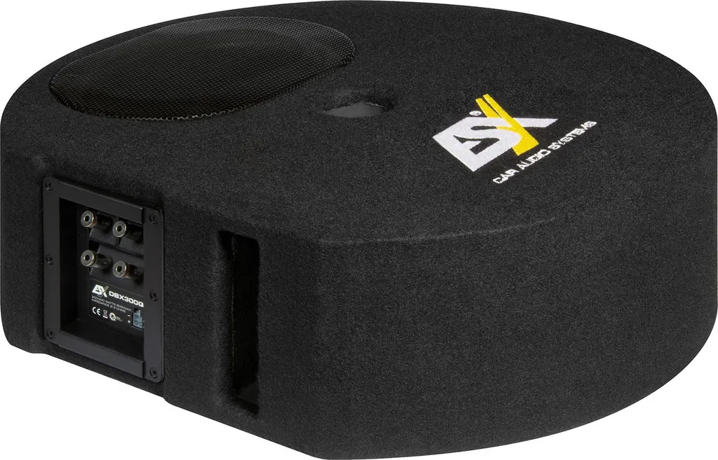 Caisson de basses ESX DBX300Q bass-reflex ultra compact pour voiture