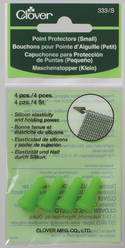 Maschenstopper klein 4 Stück  für Nadelstärke 2,00 bis 4,50 Produktbild 