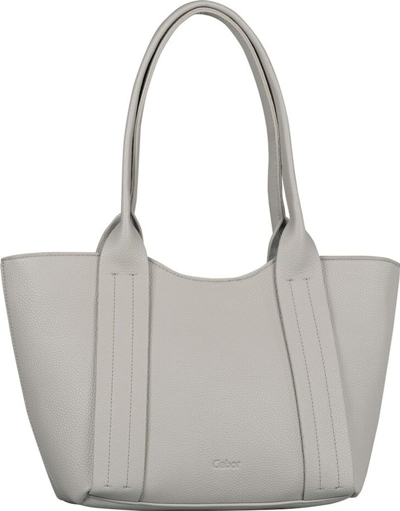 Gabor Handtaschen Christine, Zip shopper L, light grey, Grau