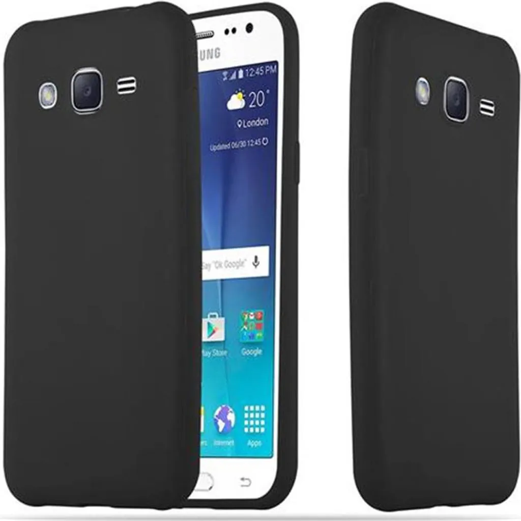 Cover Samsung J2 2015 Cadorabo Nero | Protezione Morbida e Sicura
