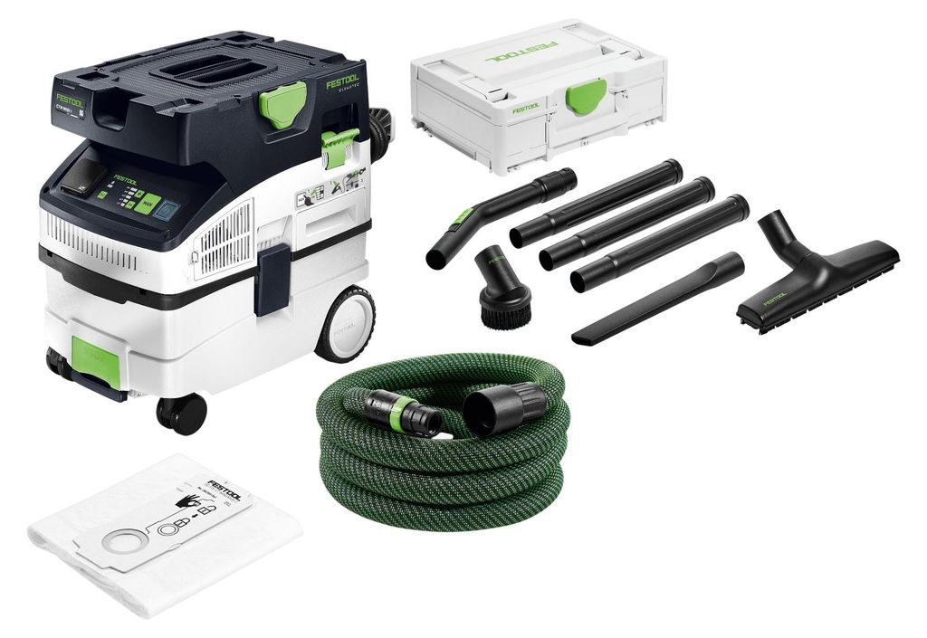 Festool CTM MIDI I CLEANTEC Absaugmobil 1200 Watt 15 l Produktbild 