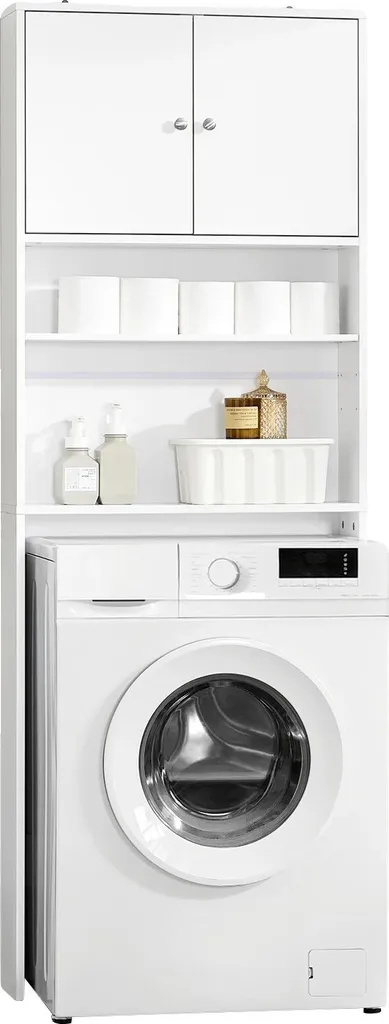 Organisateur de douche et salle de bain blanc pour optimiser l'espace