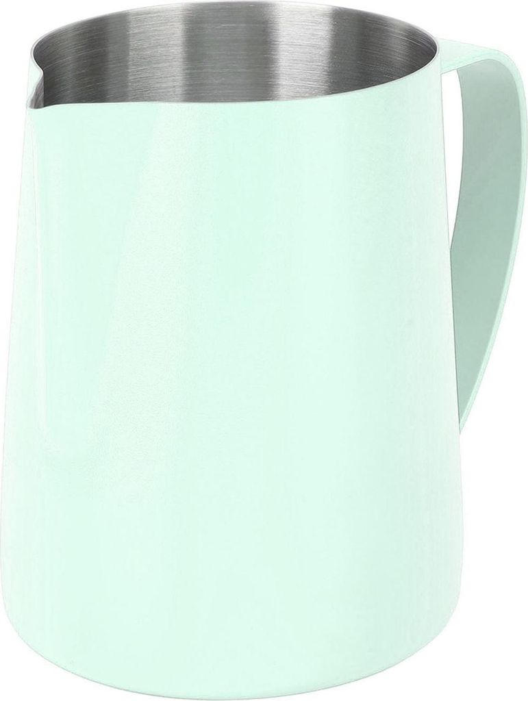 600ML Kaffee Aufschäumbecher 304 Edelstahl Milchaufschäumer Krug Point Mouth Latte Art Krug mit Innenskala