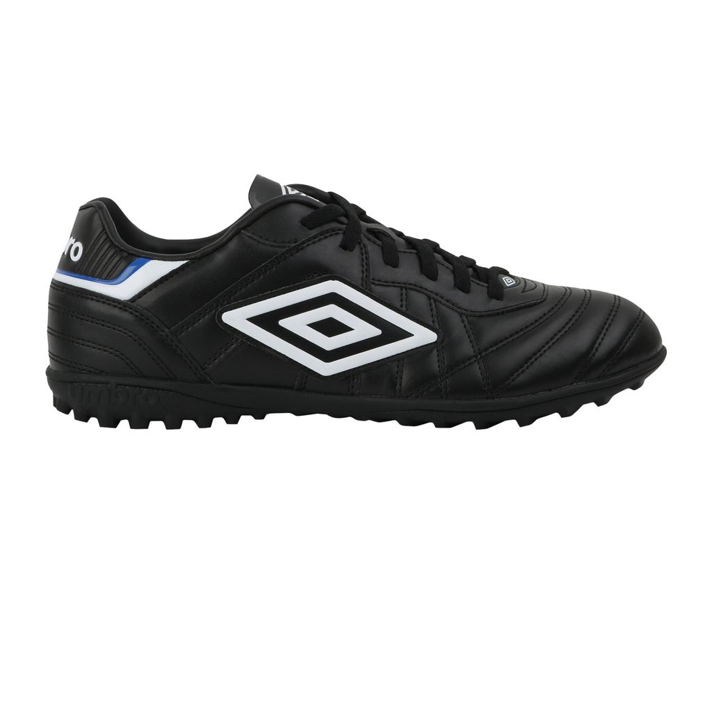 Umbro - Herren Fußball-Stiefel "Speciali Eternal Club Tf", Leder UO1733 (44,5 EU) (Schwarz/Weiß/Königsblau)