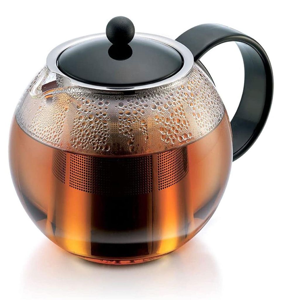 Bodum 1805 Assam Teebereiter Teekanne 1,0L Edelstahl Filter Produktbild 