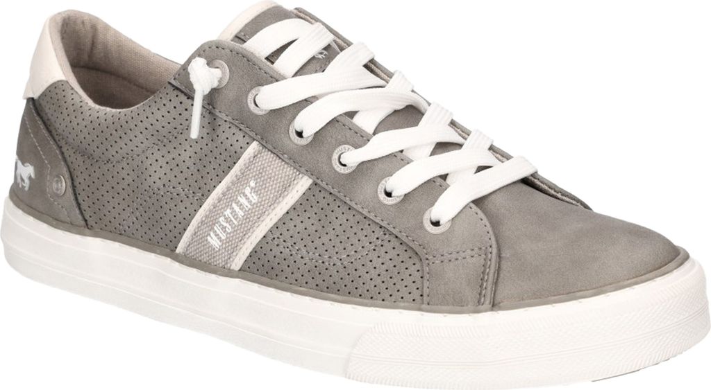 Mustang Herren Sneaker Schnürung Halbschuh Lochmuster 4180-308, Größe:43 EU, Farbe:Mehrfarbig