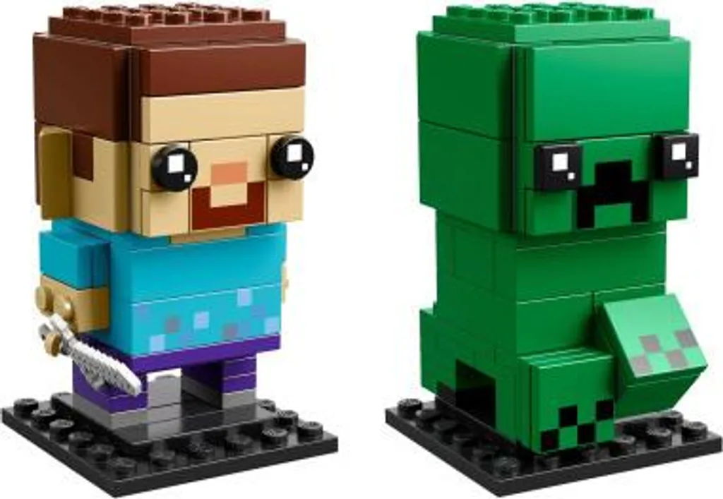 Set de Construction LEGO BrickHeadz 41612 pour Déco de Bureau Minecraft - 2