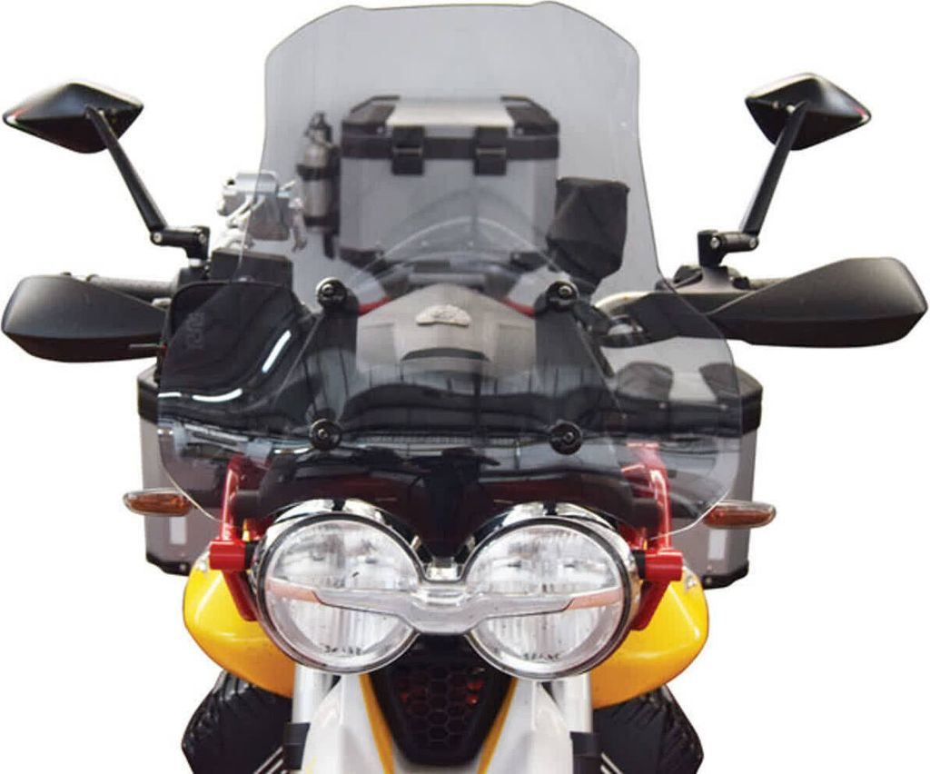 ISOTTA Mittelwindschild Transparent 480x490x4mm für Moto Guzzi V 85 TT