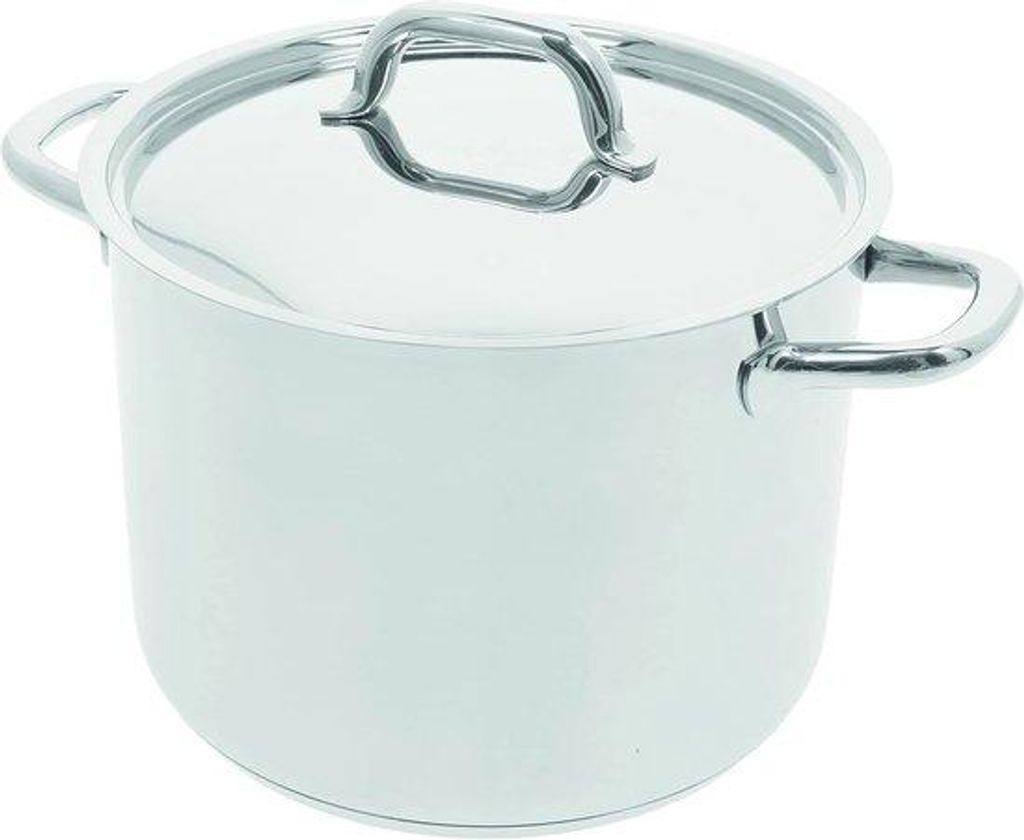 Induktionsfähige Edelstahltopf 24cm Schnellheizer