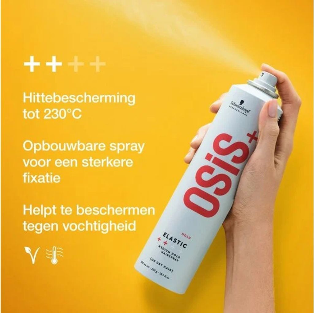 Schwarzkopf Osis Elastic Medium Hold Hairspray 500ml Produktbild 7