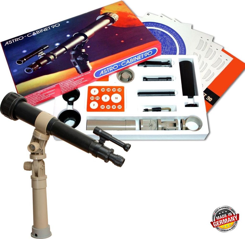 Experimentier-Baukasten Astro-Cabinet Fernrohr zum selber bauen für Kinder
