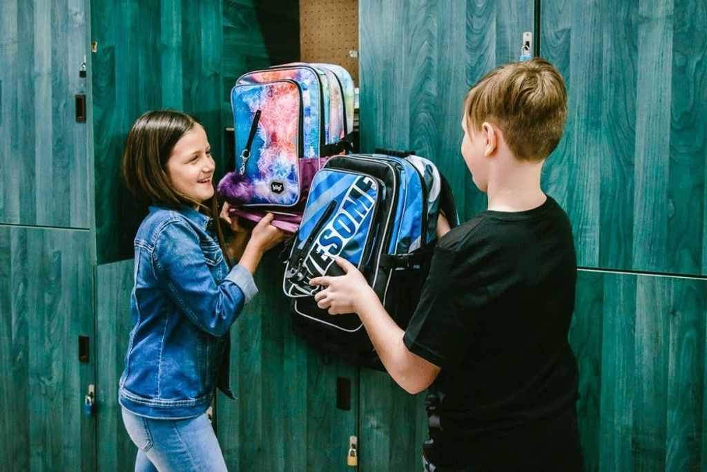 Baagl Schulrucksack für Mädchen mit Laptopfach und Produktbild 20